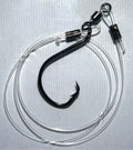 80lb Hand-Tied Saltwater Leader Rig – Strong Hook Setup for Big Fish