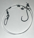 3-Way Swivel Fishing Rig – 50Lb Saltwater Leader with Snap for Bottom Fishing